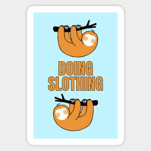 Busy Doing Nothing (Sloth) Sticker